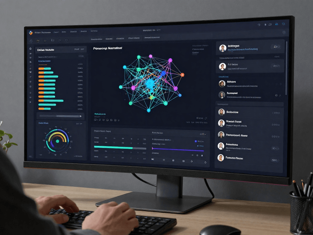 Visual representation of tubeorigin, demonstrating AI tool performance and machine learning capabilities in a modern SaaS platform.