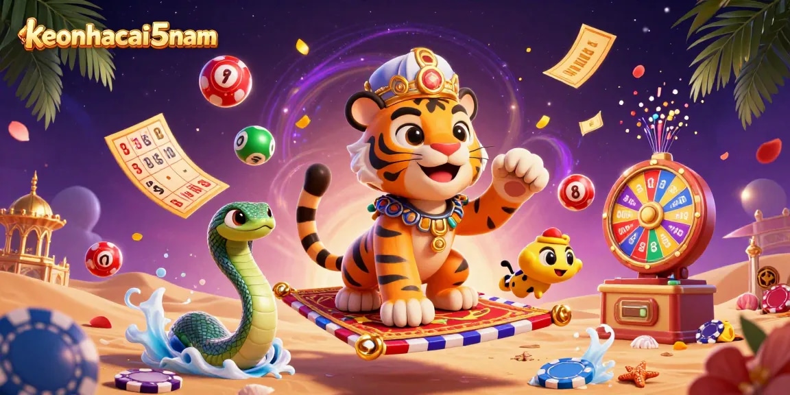 Experience thrilling gameplay with keonhacai5nam, featuring a vivid 3D casino adventure.