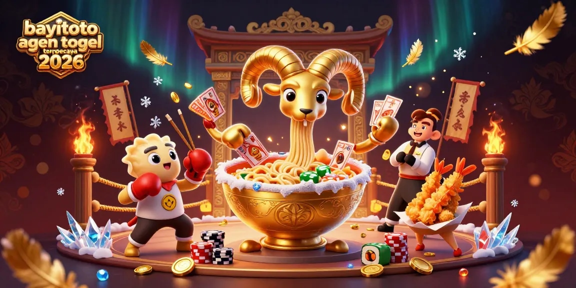 Join the action with bayitoto agen togel terpercaya 2026 in an exciting casino scene featuring vibrant characters.