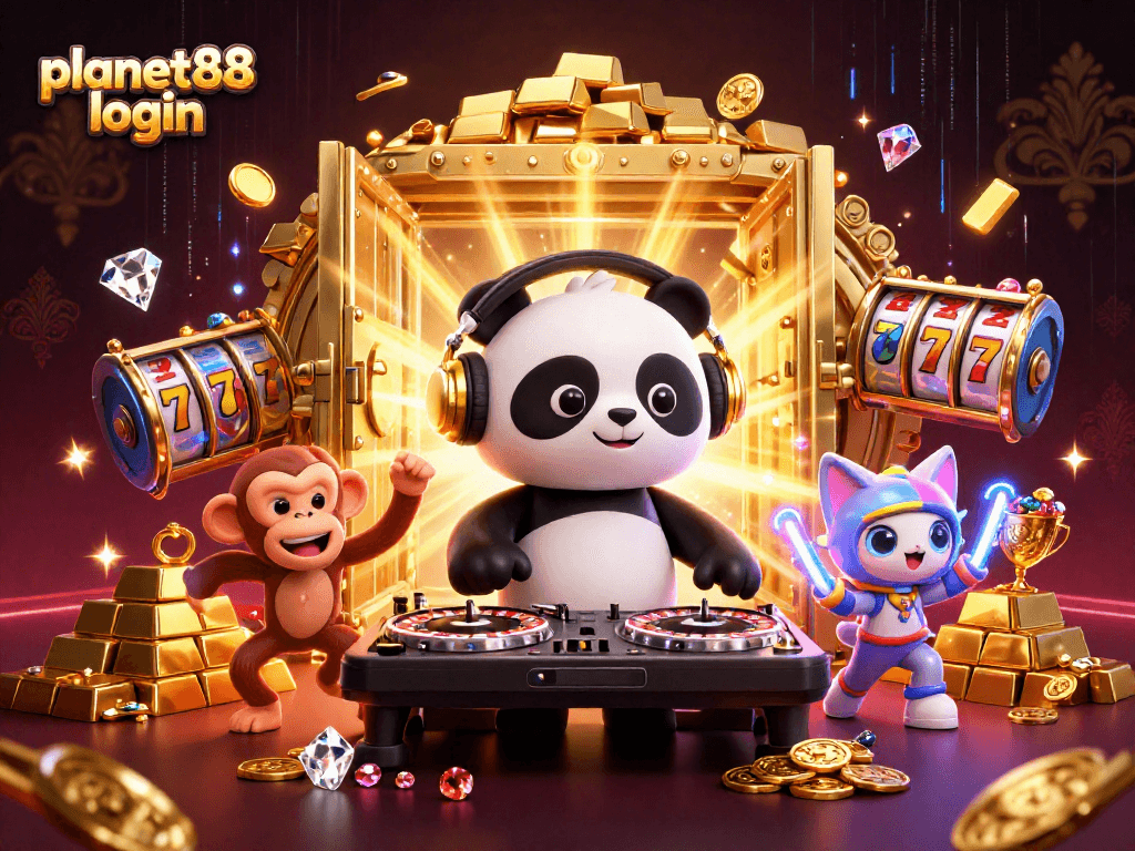 Experience thrilling wins with planet88 login at a lively online casino scene.