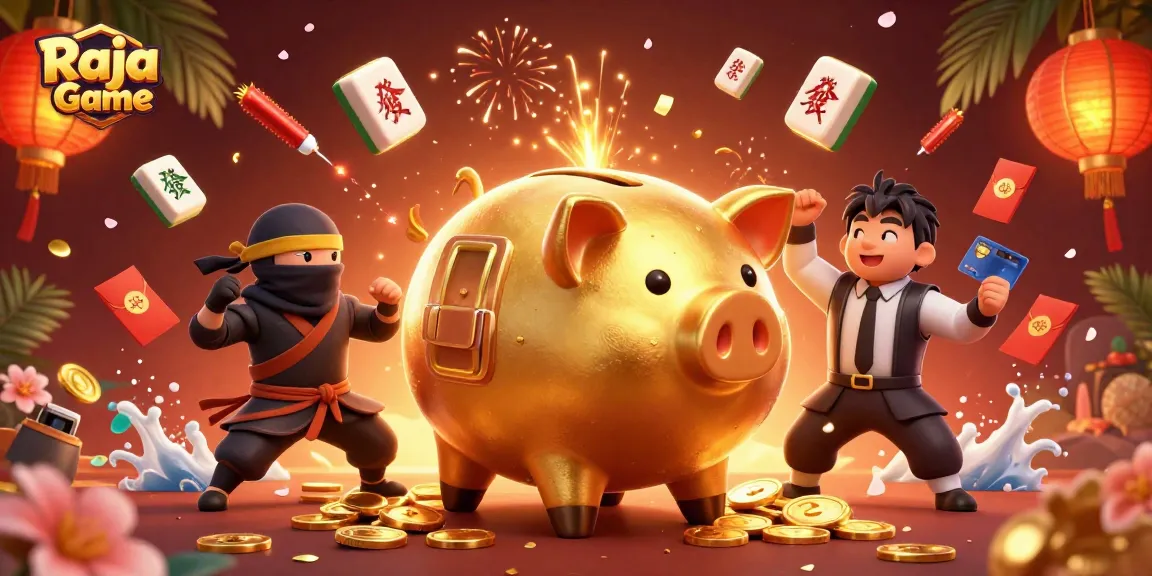Experience thrilling gameplay on Raja Game as characters interact in a vibrant casino scene.