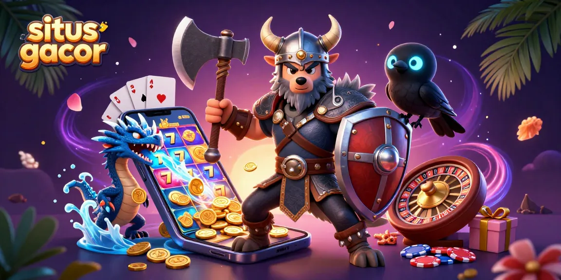 Experience situs gacor with vibrant 3D adventure featuring dynamic characters and casino elements.