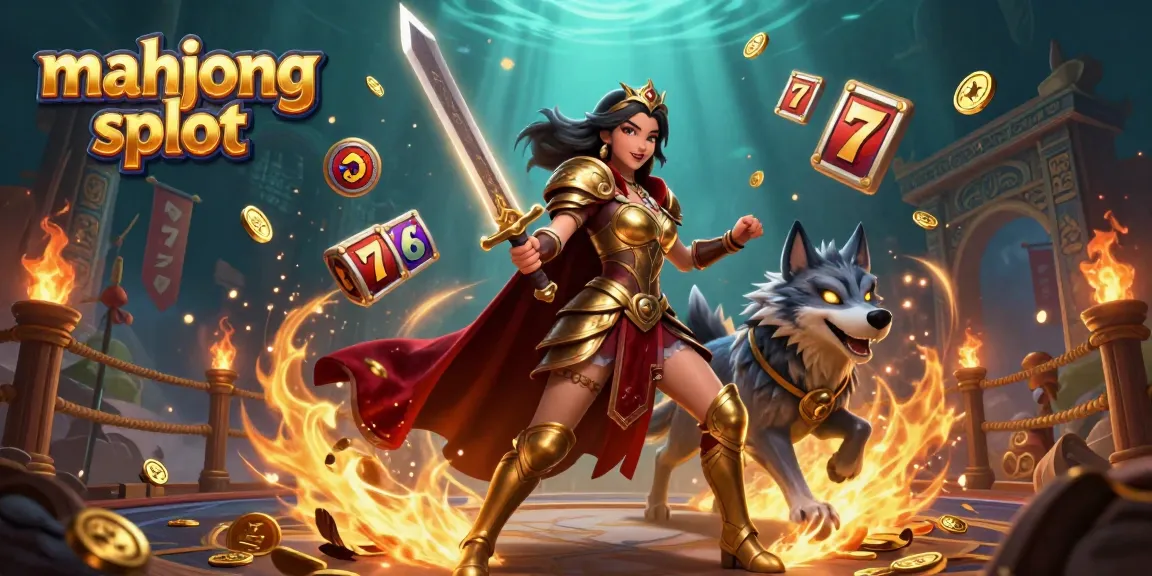 Players enjoying mahjong slot excitement, surrounded by colorful slot reels and dynamic casino elements.