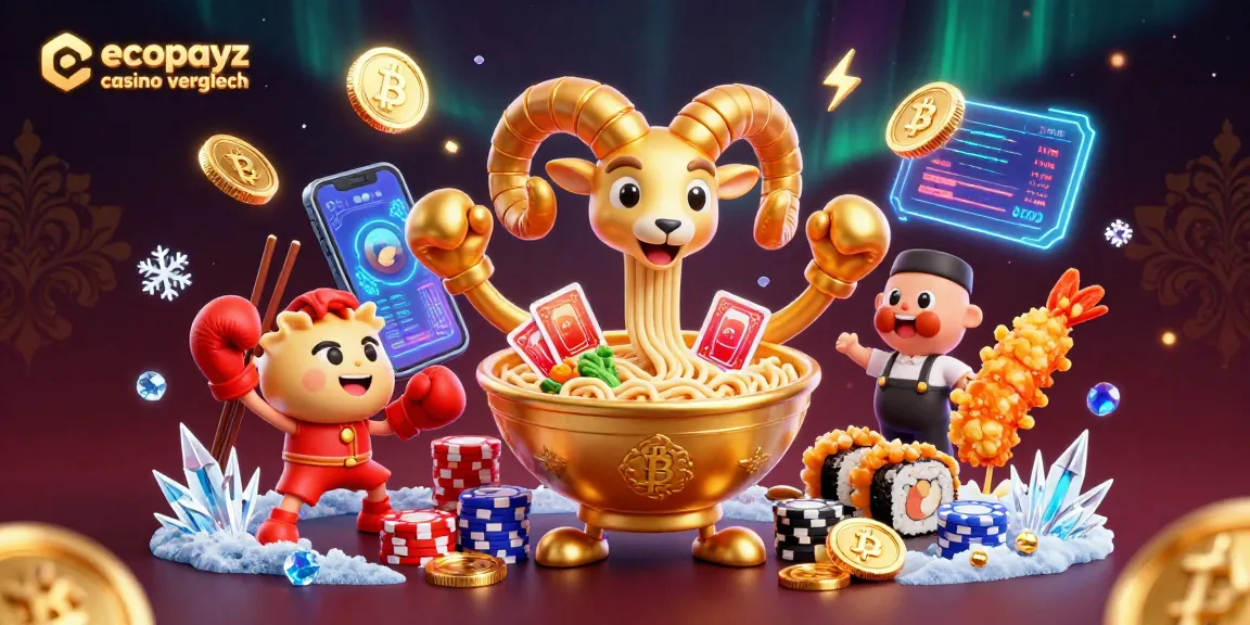 Experience ecopayz casino vergleich with vibrant characters and dynamic casino elements in 3D artwork.
