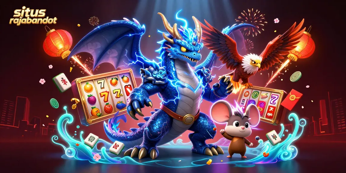 Experience the thrill of situs rajabandot with vibrant slot action and dynamic 3D casino characters.