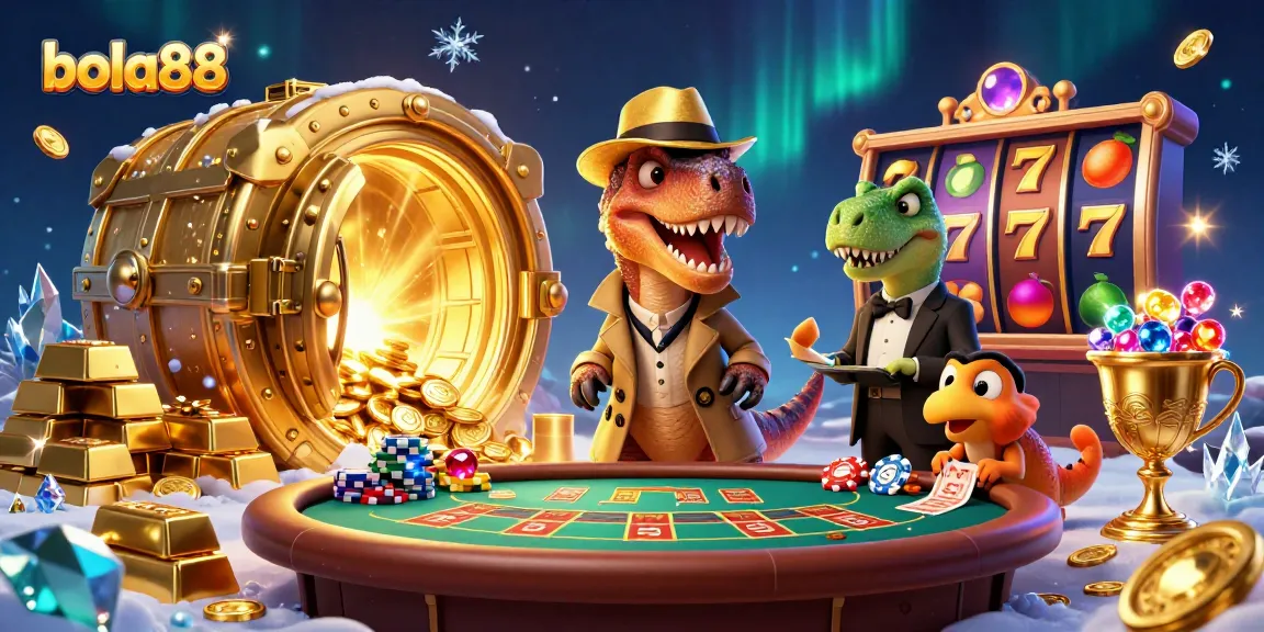 Win big with bola88 while the velociraptor card counter tries to sneak chips at the blackjack table.