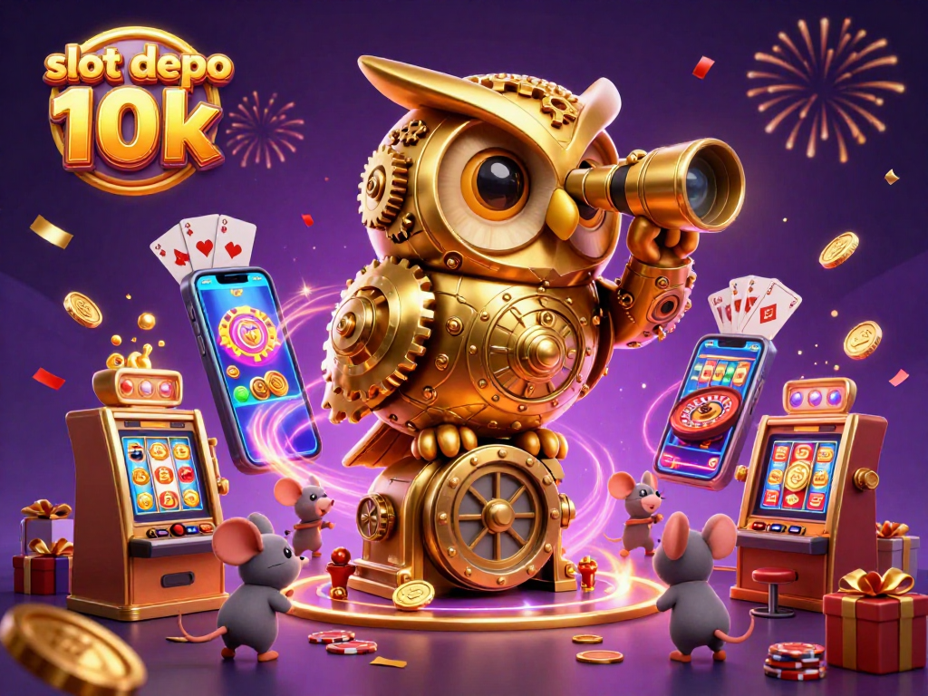 Engage with slot depo 10k and enjoy a vibrant 3D casino scene full of excitement.