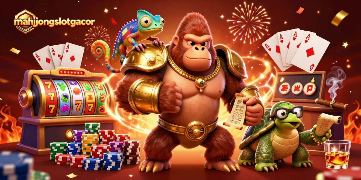 Engage in thrilling gameplay with mahjongslotgacor, featuring vibrant characters and exciting casino elements.