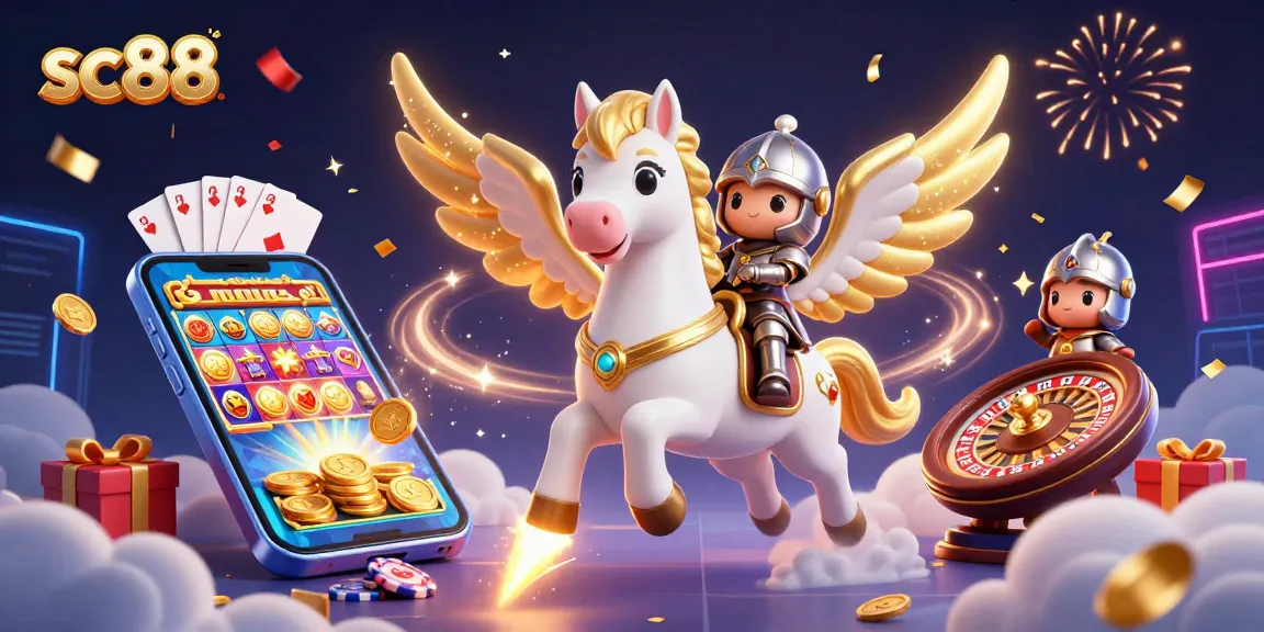 Experience exciting gameplay with sc88 at this captivating online casino illustration.