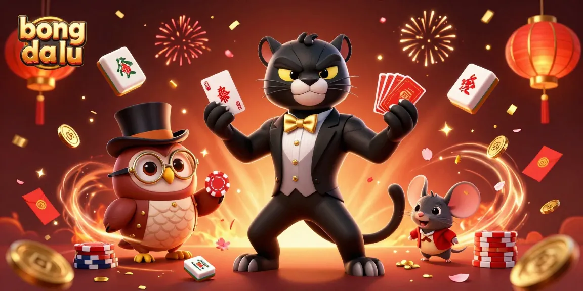 Engage in sports betting adventures at Bong Da Lu with vibrant characters and thrilling action