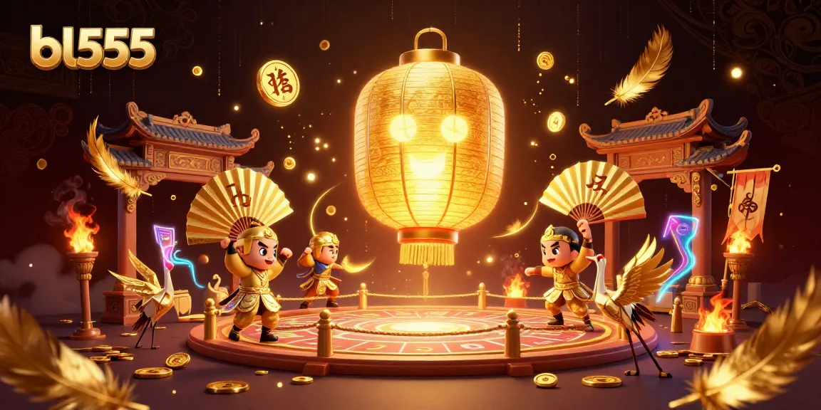 Experience high-stakes gaming at bl555 with dynamic casino elements and vibrant characters.