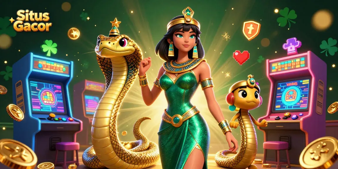 Experience the thrill of Situs Gacor with captivating characters and vibrant gaming elements.
