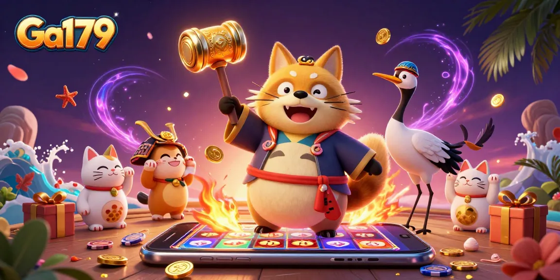 Experience thrilling Ga179 cockfighting action with colorful characters and dynamic casino elements.