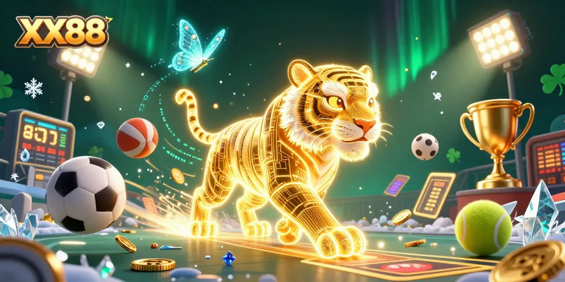 Engage in thrilling gameplay at XX88 with dynamic sports elements in a vibrant 3D casino