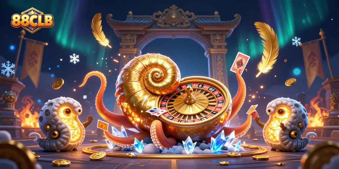 Experience 88CLB's electrifying casino magic, featuring vibrant gaming characters and dynamic scenes.