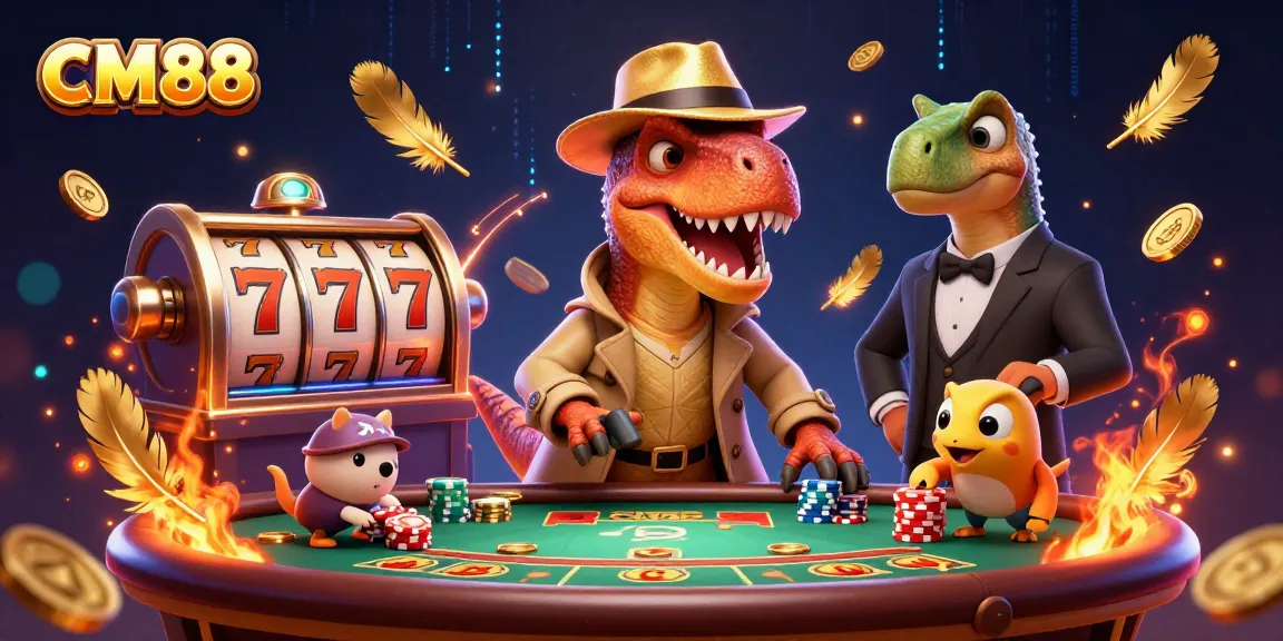 CM88 velociraptor card counter blends into gambling action at blackjack with engaging casino scene.