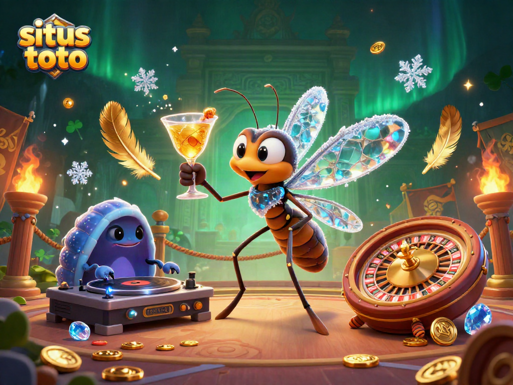 Engage with situs toto's vibrant casino theme featuring unique characters and rich game elements.