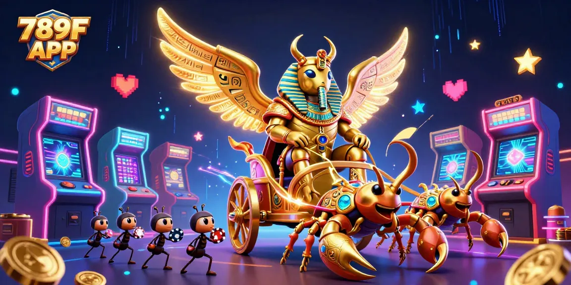 Experience thrilling gameplay with the 789F APP showcasing a vibrant casino scene.