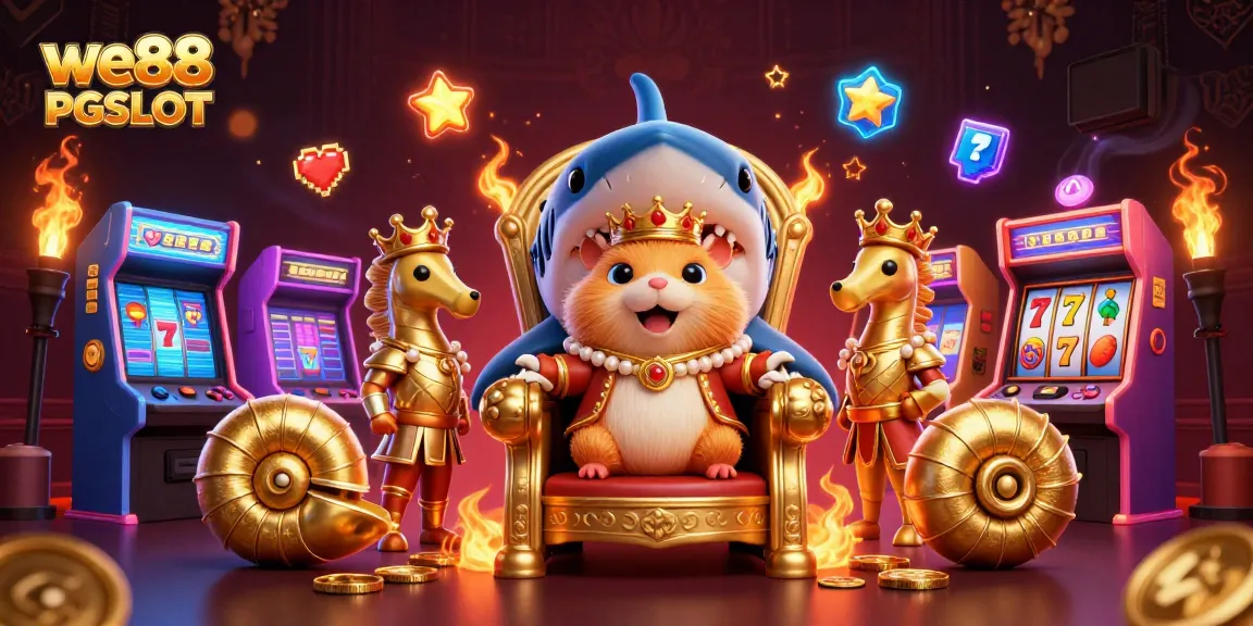 การเล่นสล็อตกับ we88 PGSLOT ในภาพวาดการ์ตูน 3D ที่มีอาณาจักรคาสิโน