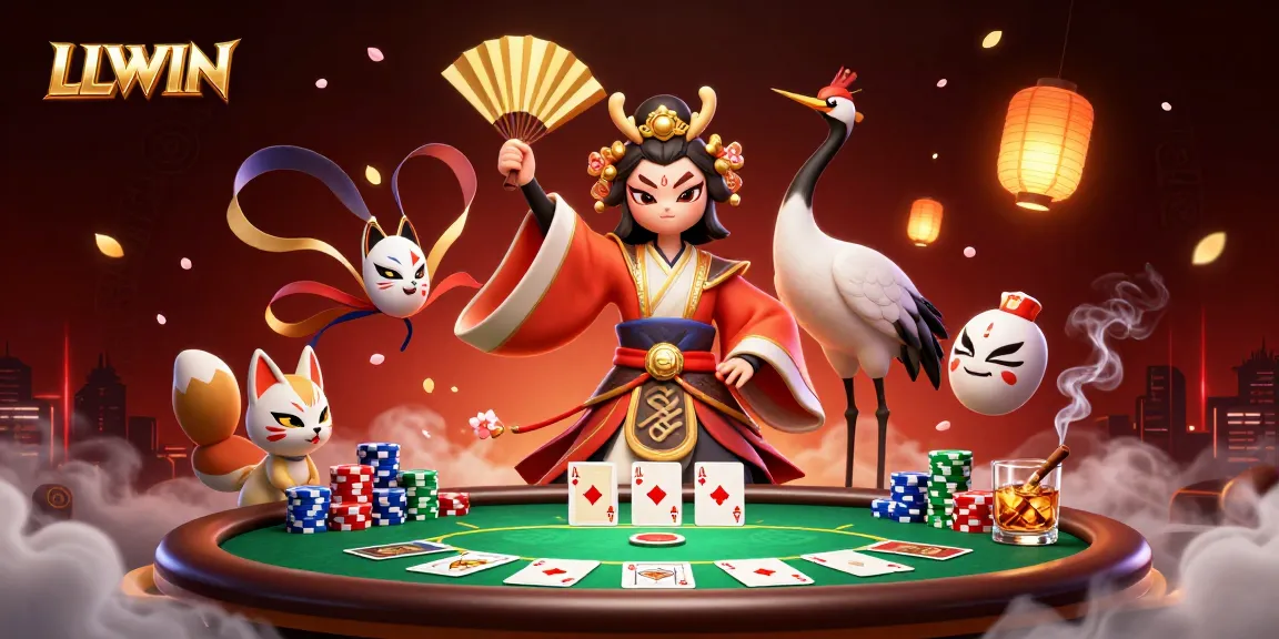 Engage in thrilling strategies at LLWIN with a vibrant casino scene showcasing poker excitement.