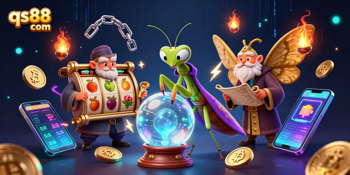 Experience winning moments at qs88 com with vibrant casino-themed characters and vivid gaming elements.