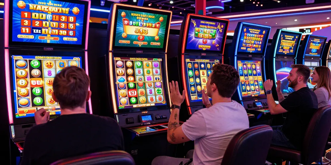 Exciting moment at https://bbsfieldguide.org.uk/ showcasing players winning on Bonus Buy Slots in a vibrant casino setting.