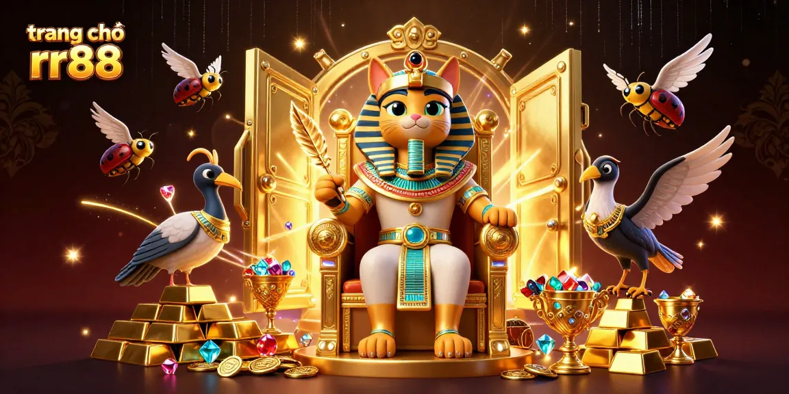 Experience thrilling games at trang chủ rr88 with a vibrant 3D casino illustration showcasing excitement.