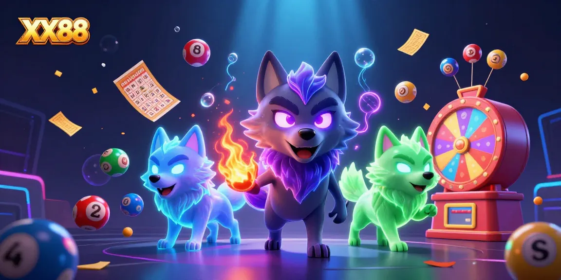 Engage with the vibrant lottery atmosphere of XX88, featuring dynamic balls and prize excitement.