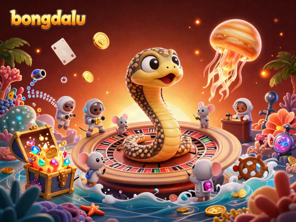 Bongdalu players betting on a roulette wheel of Saturn rings in a vibrant cosmic setting.