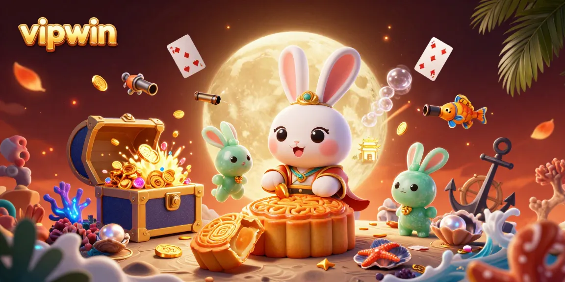 Experience thrilling games at vipwin with the moon rabbit crafting jackpots and treasure.
