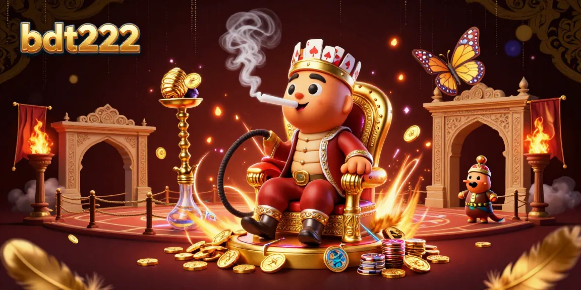 Engage with the dynamic bdt222 casino experience as a playful caterpillar master presides over a vibrant gaming scene.