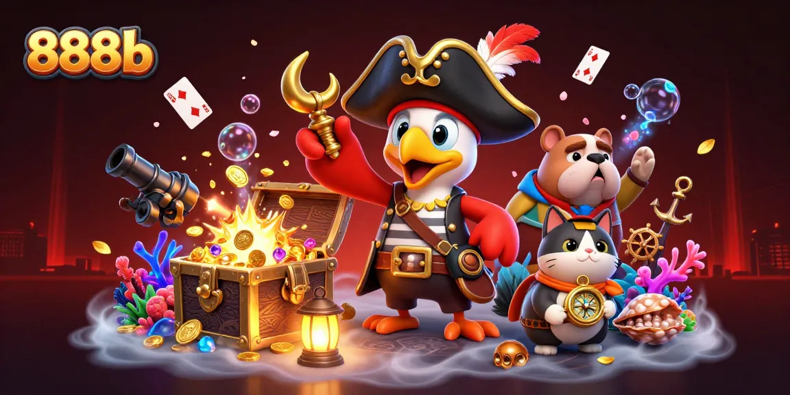 Experience thrilling moments at 888b casino with treasure, fun elements, and vibrant gambling action.