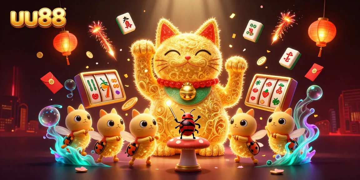 Experience thrilling action with uu88 as a lucky cat and dynamic casino elements come alive.