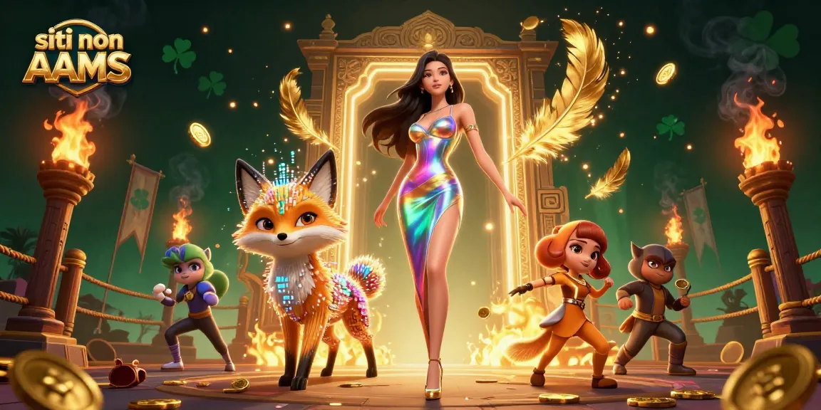 I siti non AAMS rivelano le migliori piattaforme di scommesse online attraverso un'illustrazione di casinò in 3D a tema neon.