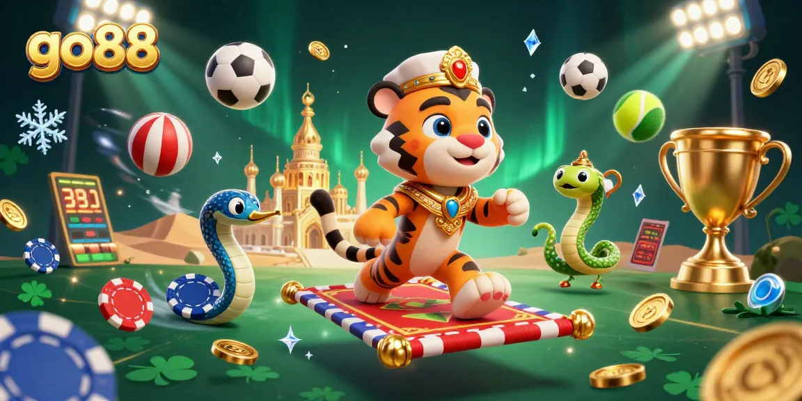 Engage in thrilling gaming moments with go88's enchanting casino experience featuring vibrant characters.