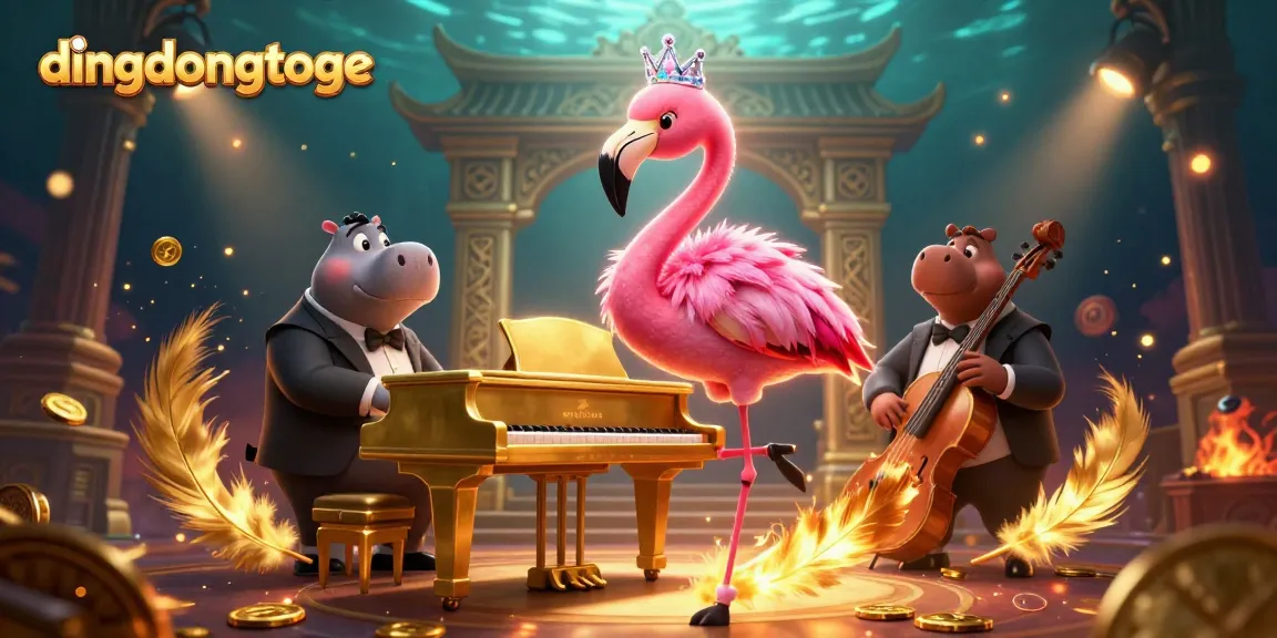 Experience exciting gameplay at dingdongtoge with vibrant characters and casino-themed elements