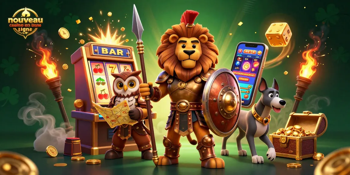 Vivez le frisson du nouveau casino en ligne avec des machines à sous vibrantes et des personnages stratégiques.