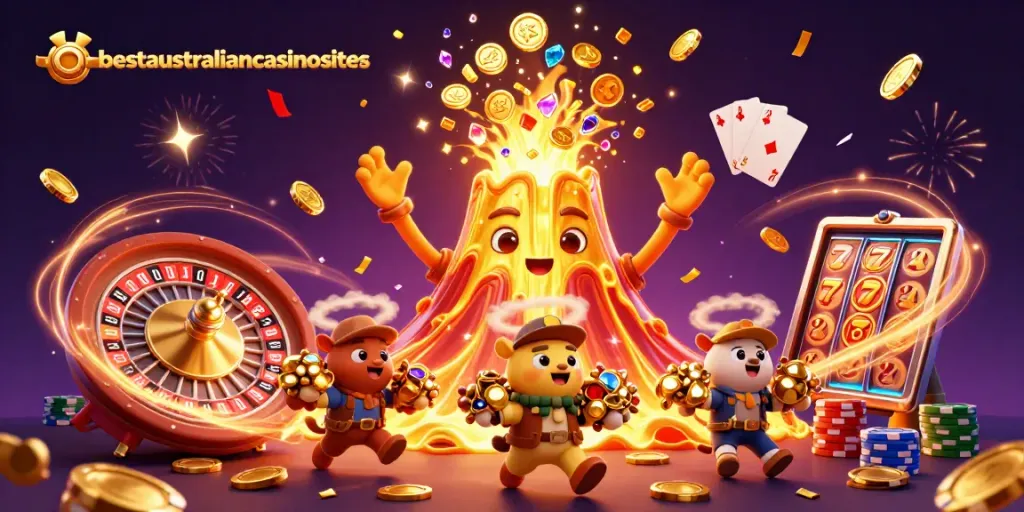 Engage with the excitement of casino games at bestaustraliancasinosites with a vibrant winning scene.