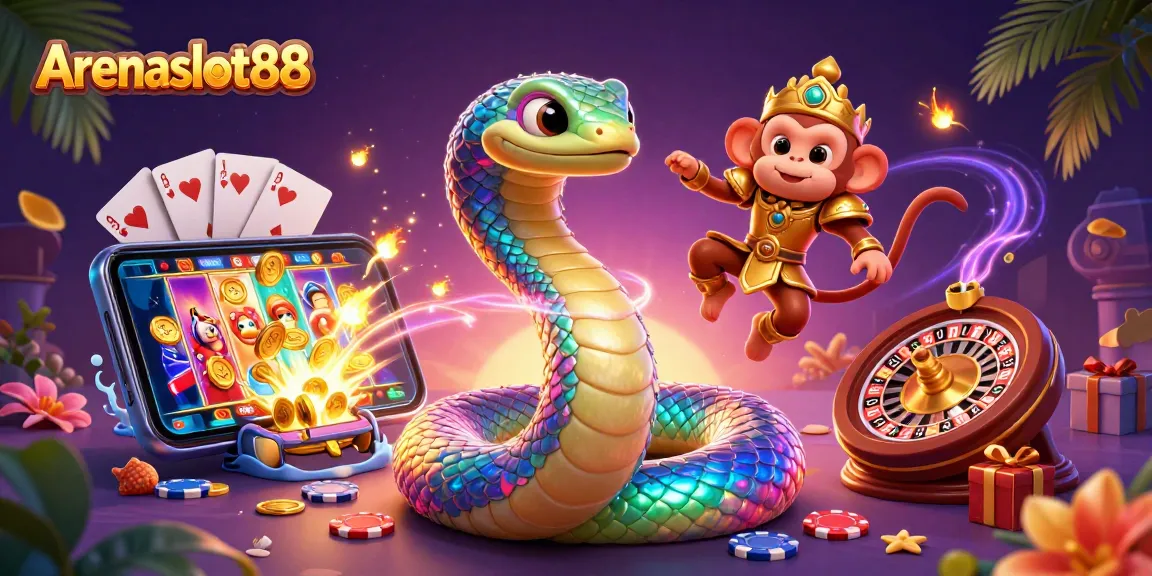 Arenaslot88 membuahkan jackpot dengan slot game yang berwarna-warni dan keseruan permainan kasino.