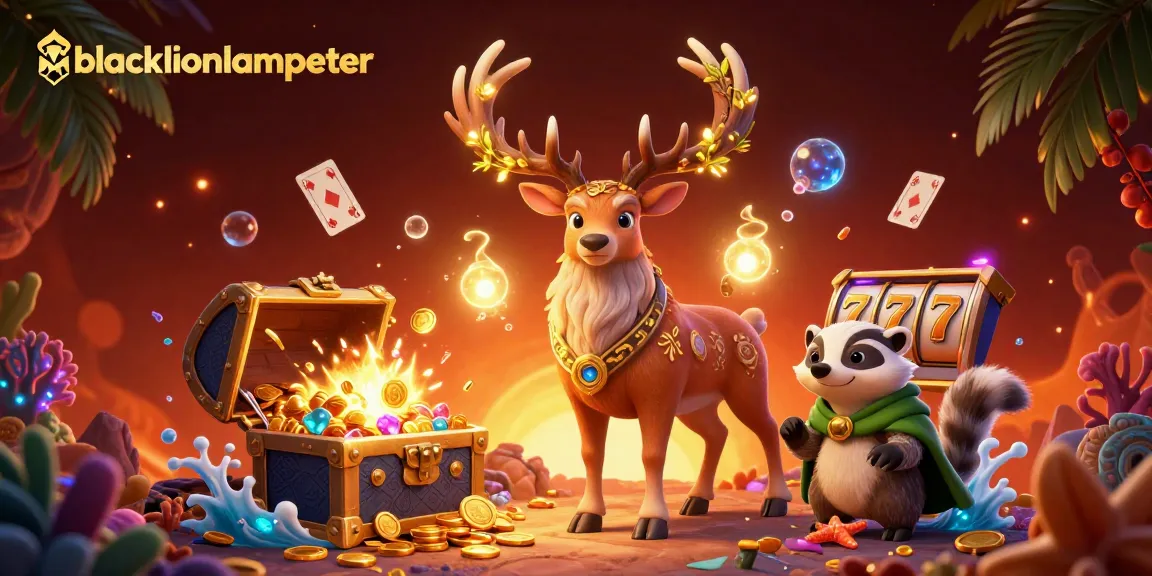 Experience thrilling wins with blacklionlampeter through dynamic gaming elements and magical characters.