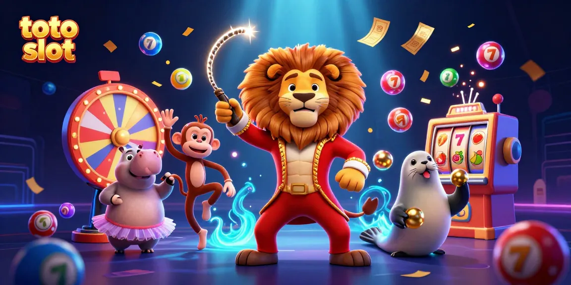 Experience the excitement of toto slot games with vibrant characters and dynamic casino elements.