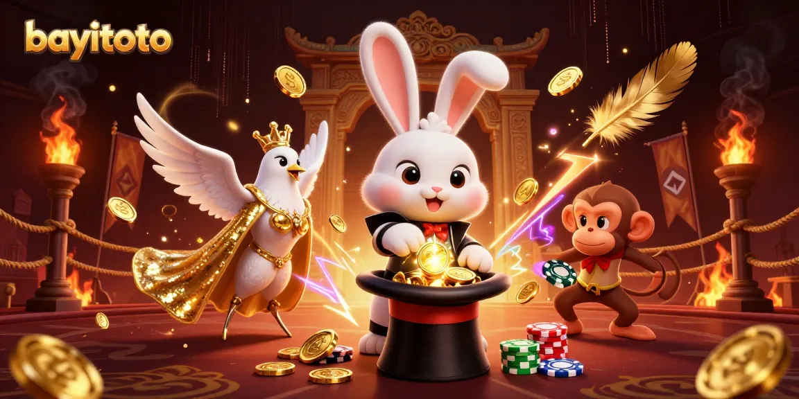 Experience magical gameplay at bayitoto with dynamic casino elements and vibrant characters.