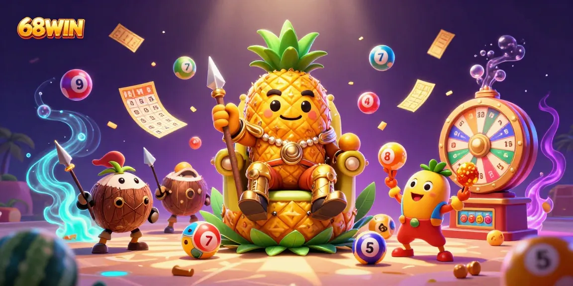 Experience 68WIN with a vibrant scene of casino delights showcasing thrilling gaming elements.