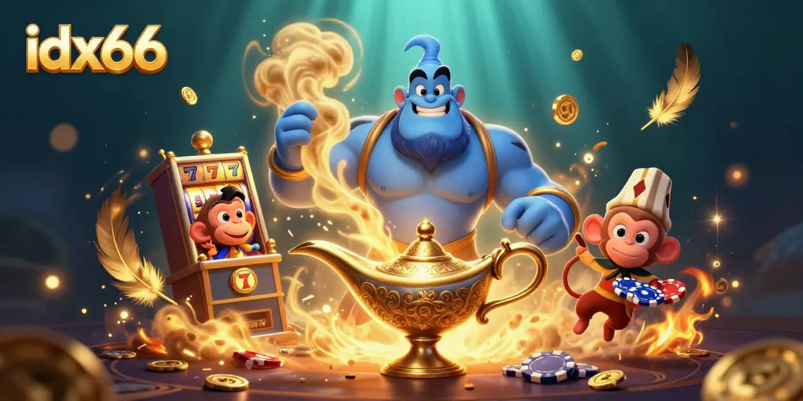Permainan menarik idx66 dengan mesin slot dan permainan menangkan jackpot.