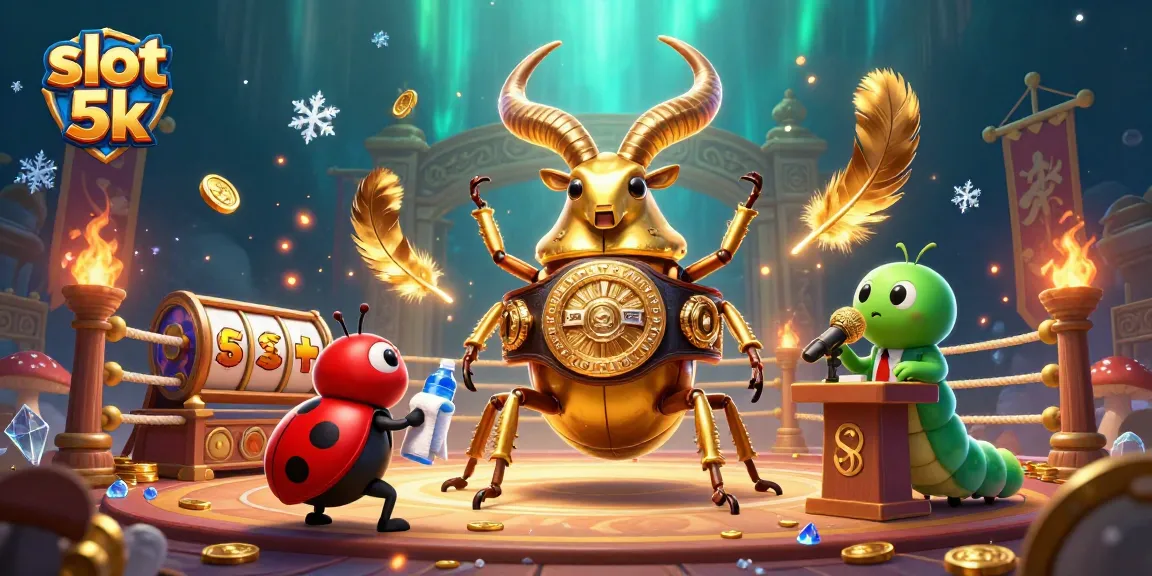 Play thrilling slot 5k games with exciting jackpots amid a captivating 3D scene.