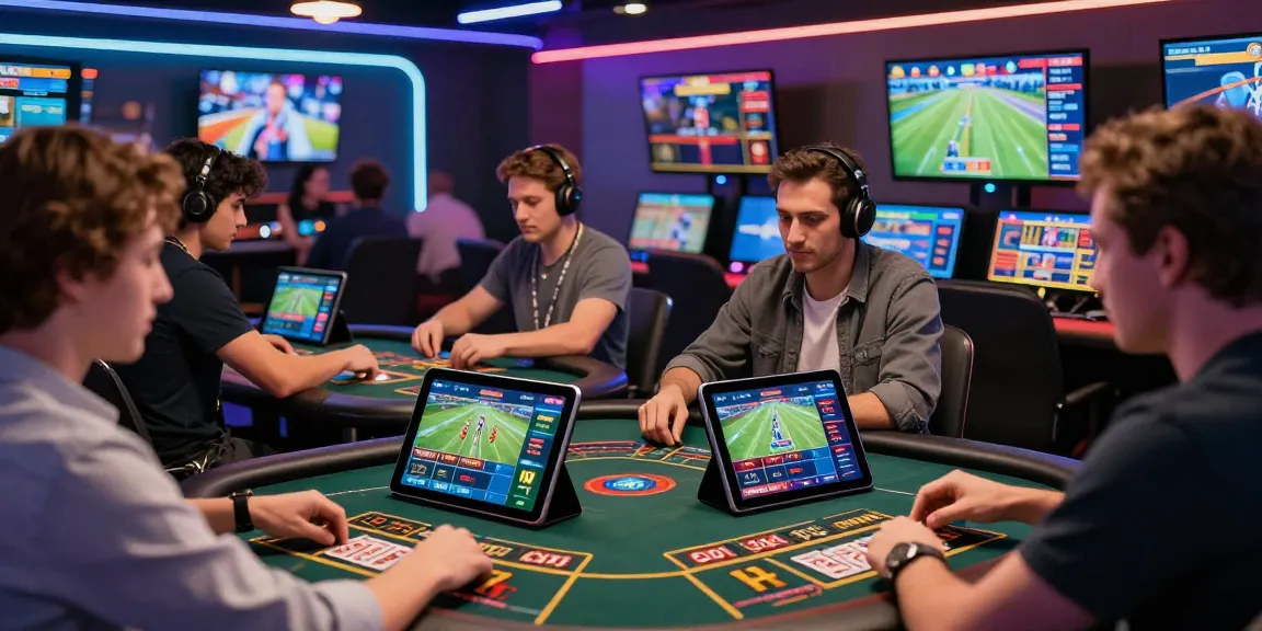 Engaged players at https://28bet.mex.com/ enjoying an exciting online gaming experience in a vibrant casino setting.