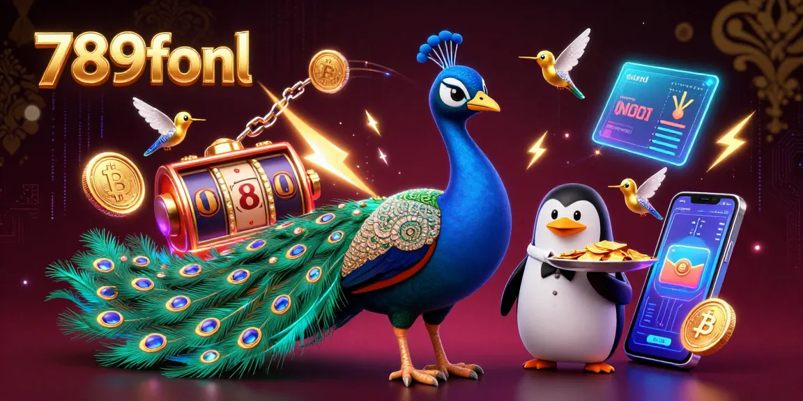 Play thrilling slots at 789fonl with vibrant characters and crypto elements for a unique casino experience.
