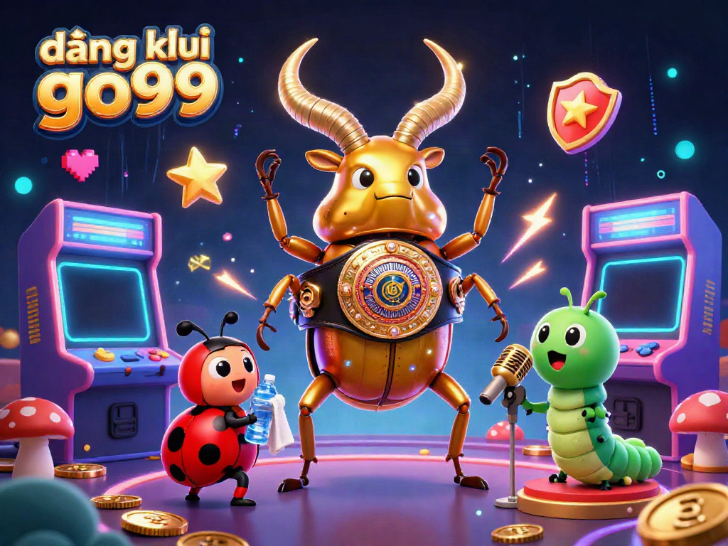 Engage with top-notch gaming as you register at Go99, featuring exciting characters and lively casino-themed elements.
