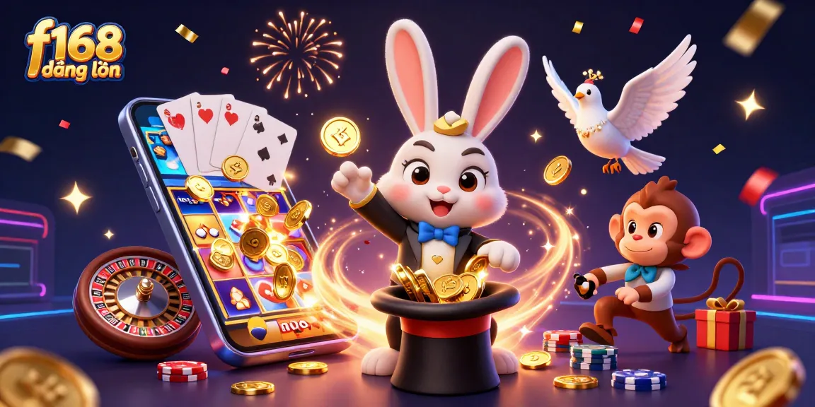 Experience f168 đăng nhập while enjoying thrilling casino games with vibrant characters and dazzling effects.