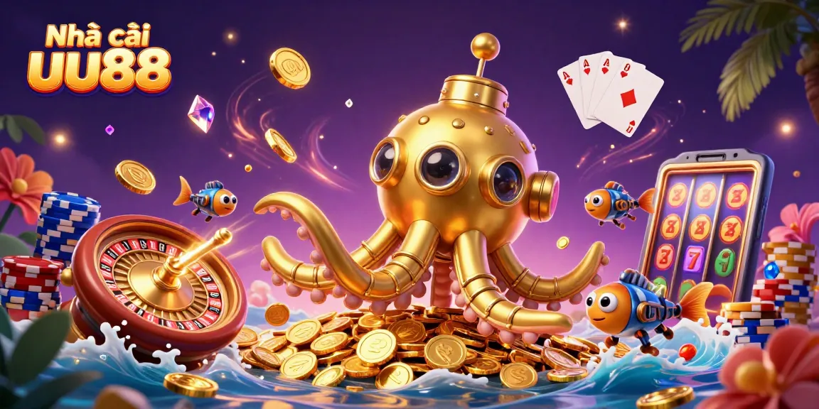 Experience thrill with Nhà cái uu88 while exploring a vibrant 3D casino world full of gold coins and exciting games.